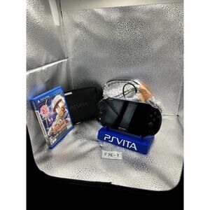 black/blue/orange  ps vita 2000 w/accessories